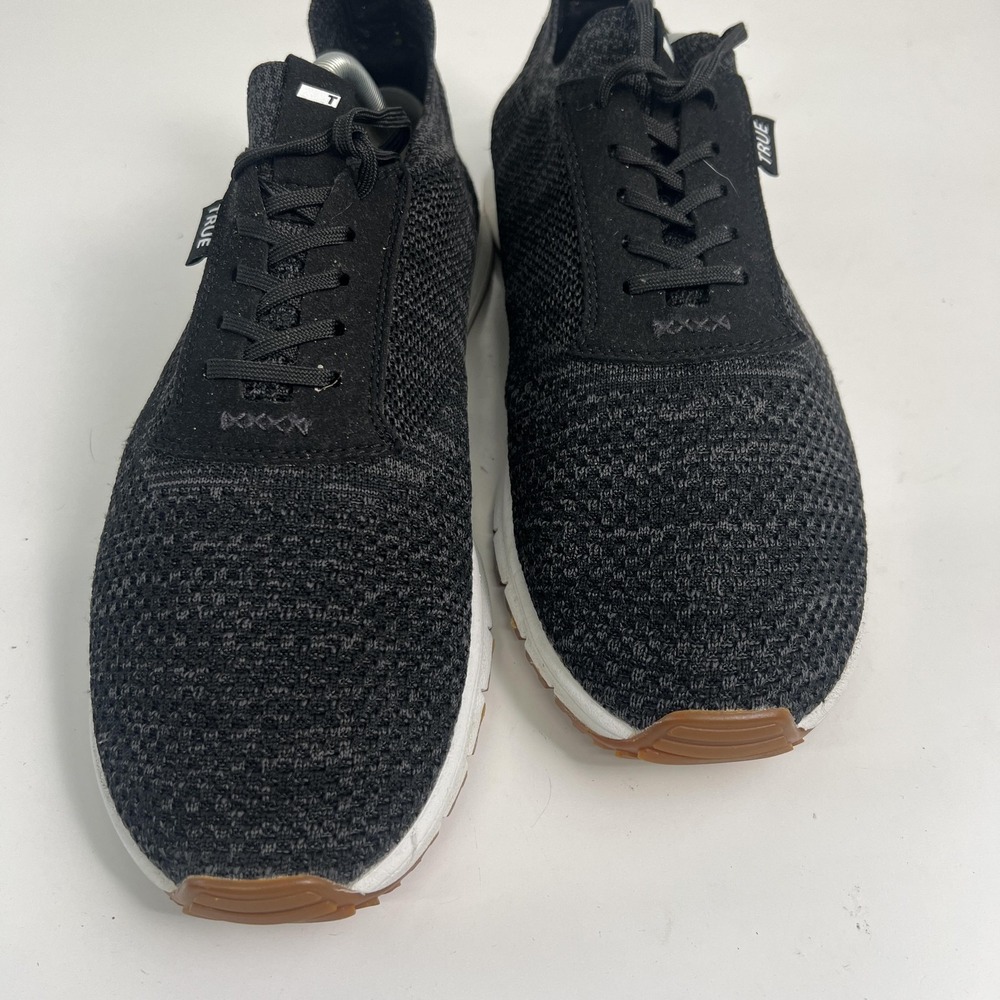 TRUE Linkswear TRUE Knit II Shoes Mens Size 11 Black Golf Knit Low Top Sneakers - Picture 3 of 12